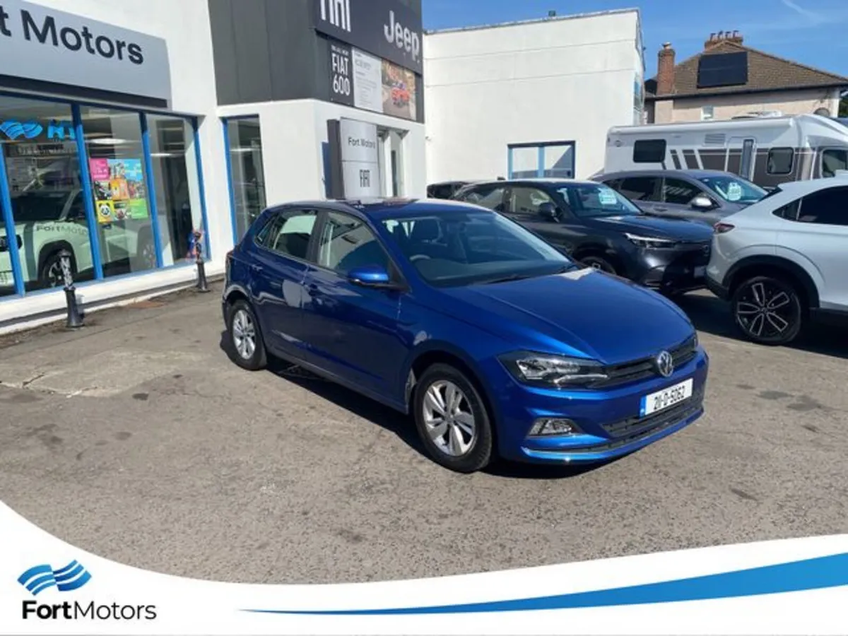 Volkswagen Polo Hatchback, Petrol, 2021, Blue