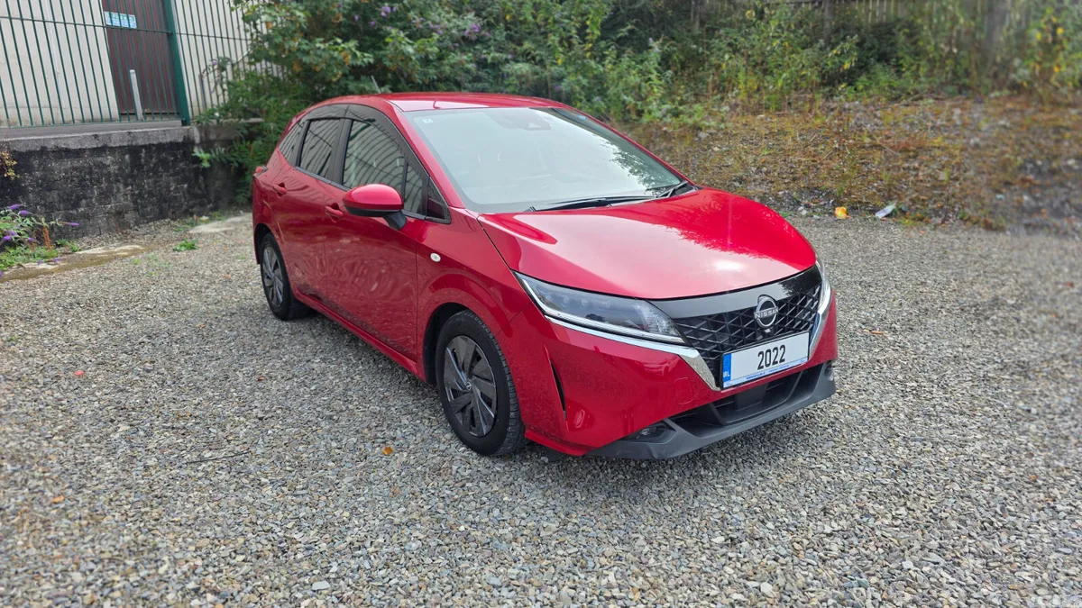 Nissan Note Hatchback, Petrol Hybrid, 2022, Red