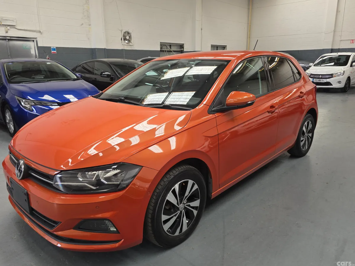 Volkswagen Polo Hatchback, Petrol, 2019, Orange