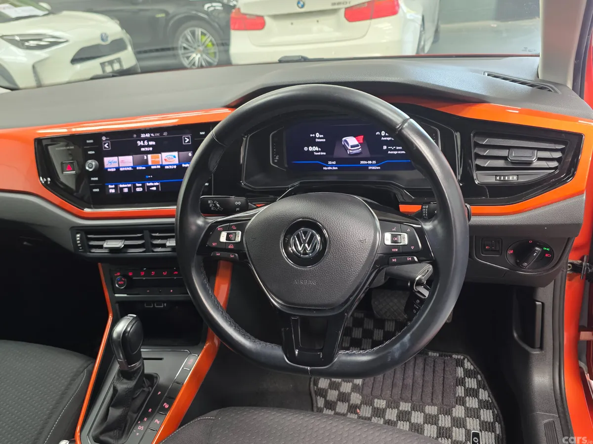 Volkswagen Polo Hatchback, Petrol, 2019, Orange