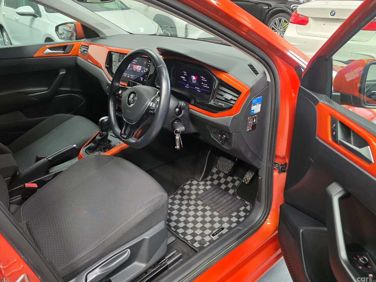 Volkswagen Polo Hatchback, Petrol, 2019, Orange