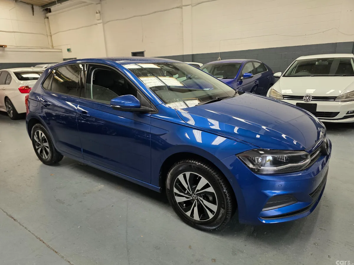 Volkswagen Polo Hatchback, Petrol, 2021, Blue