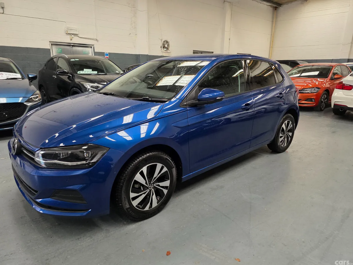 Volkswagen Polo Hatchback, Petrol, 2021, Blue