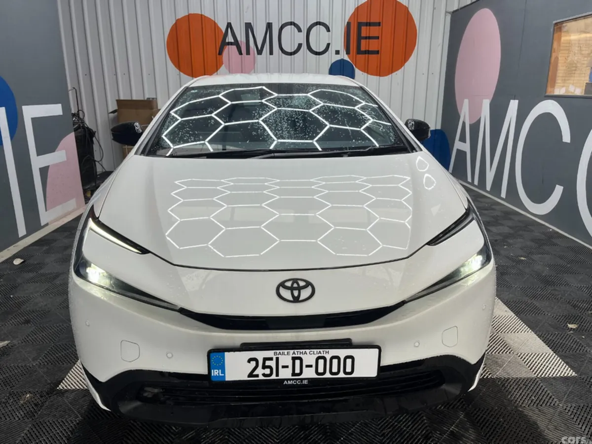 Toyota Prius Saloon, Petrol Hybrid, 2025, White
