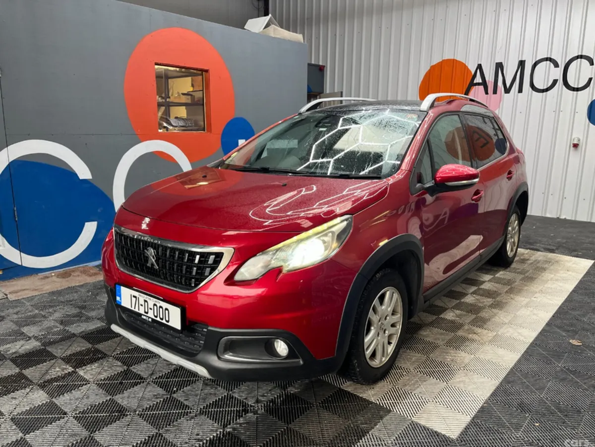 Peugeot 2008 SUV, Petrol, 2017, Red