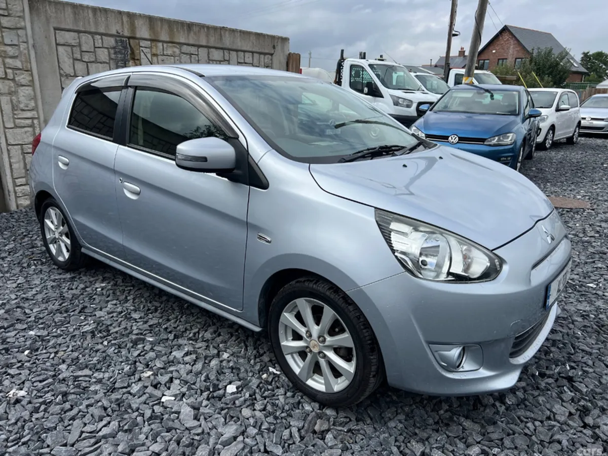 Mitsubishi Mirage Hatchback, Petrol, 2015, Silver