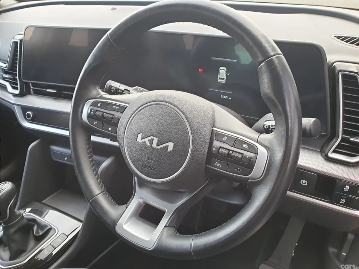Kia Sportage SUV, Diesel Hybrid, 2024, Red