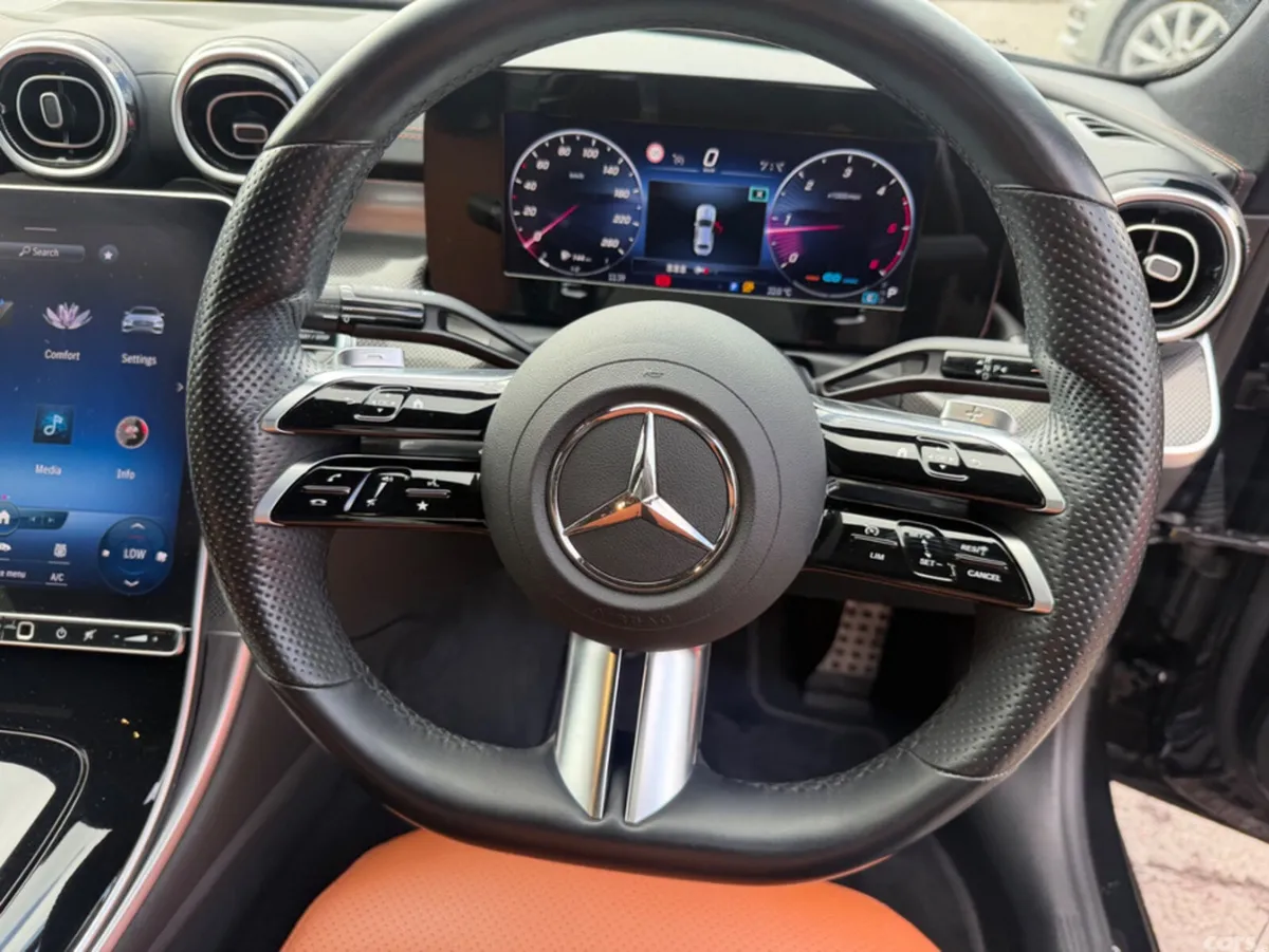 Mercedes-Benz C-Class Saloon, Diesel Hybrid, 2022, Black