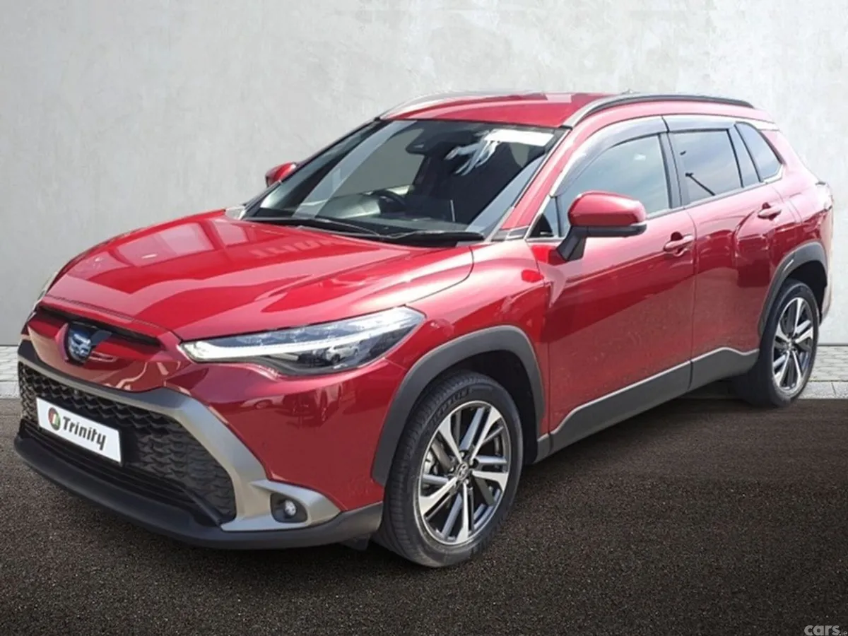 Toyota Corolla Cross SUV, Petrol Hybrid, 2022, Red