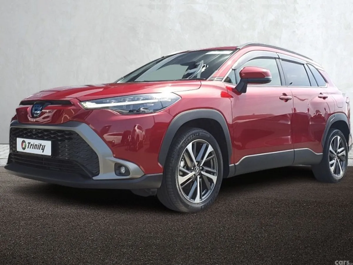 Toyota Corolla Cross SUV, Petrol Hybrid, 2022, Red