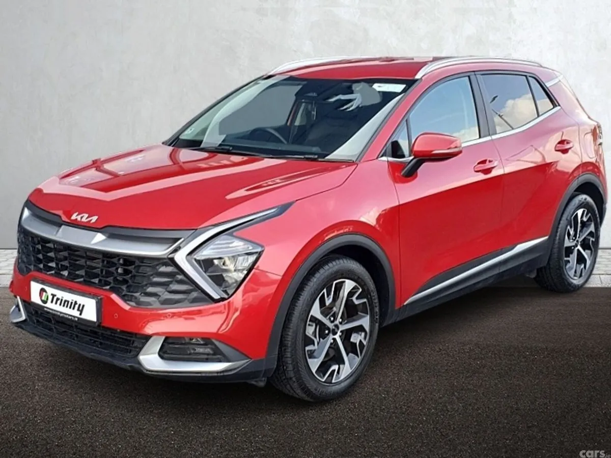 Kia Sportage SUV, Diesel Hybrid, 2024, Red
