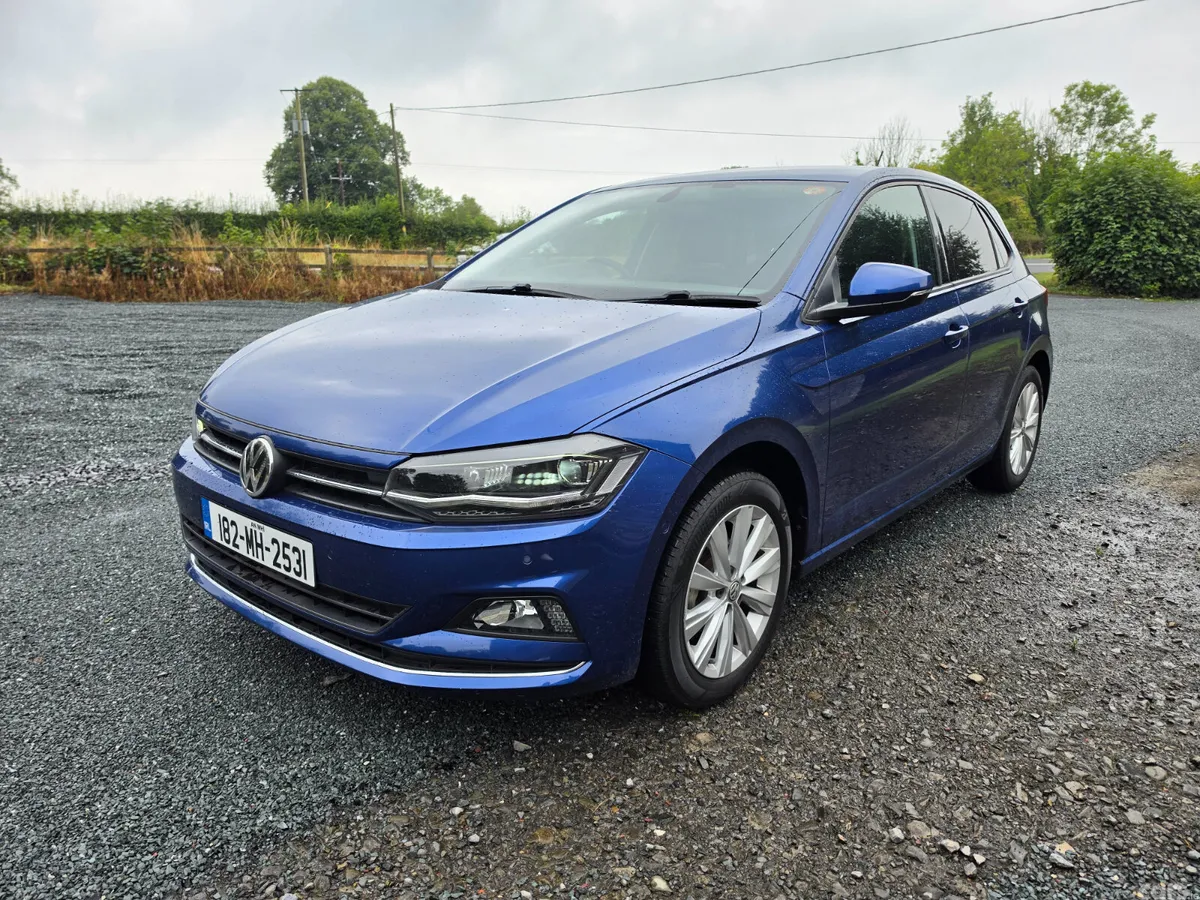 Volkswagen Polo Hatchback, Petrol, 2018, Blue