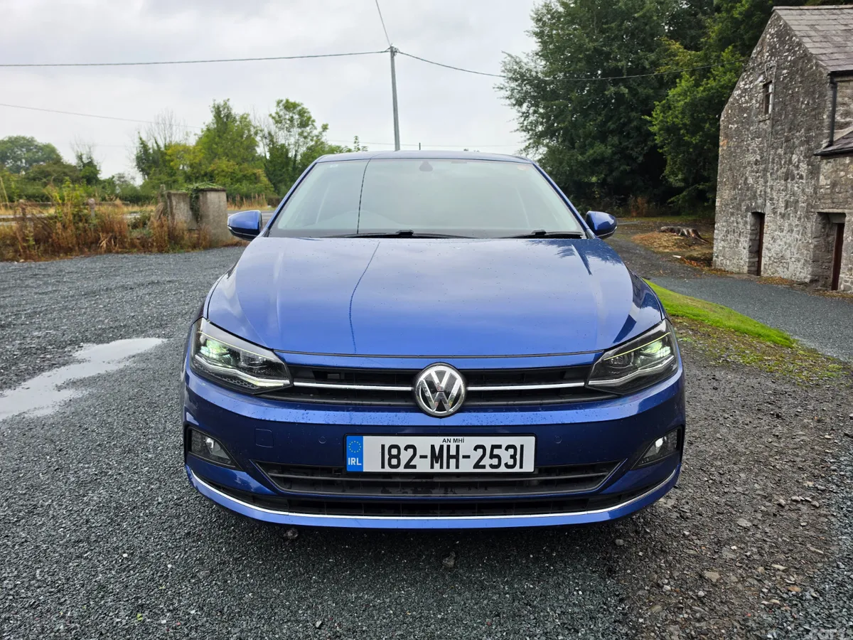 Volkswagen Polo Hatchback, Petrol, 2018, Blue