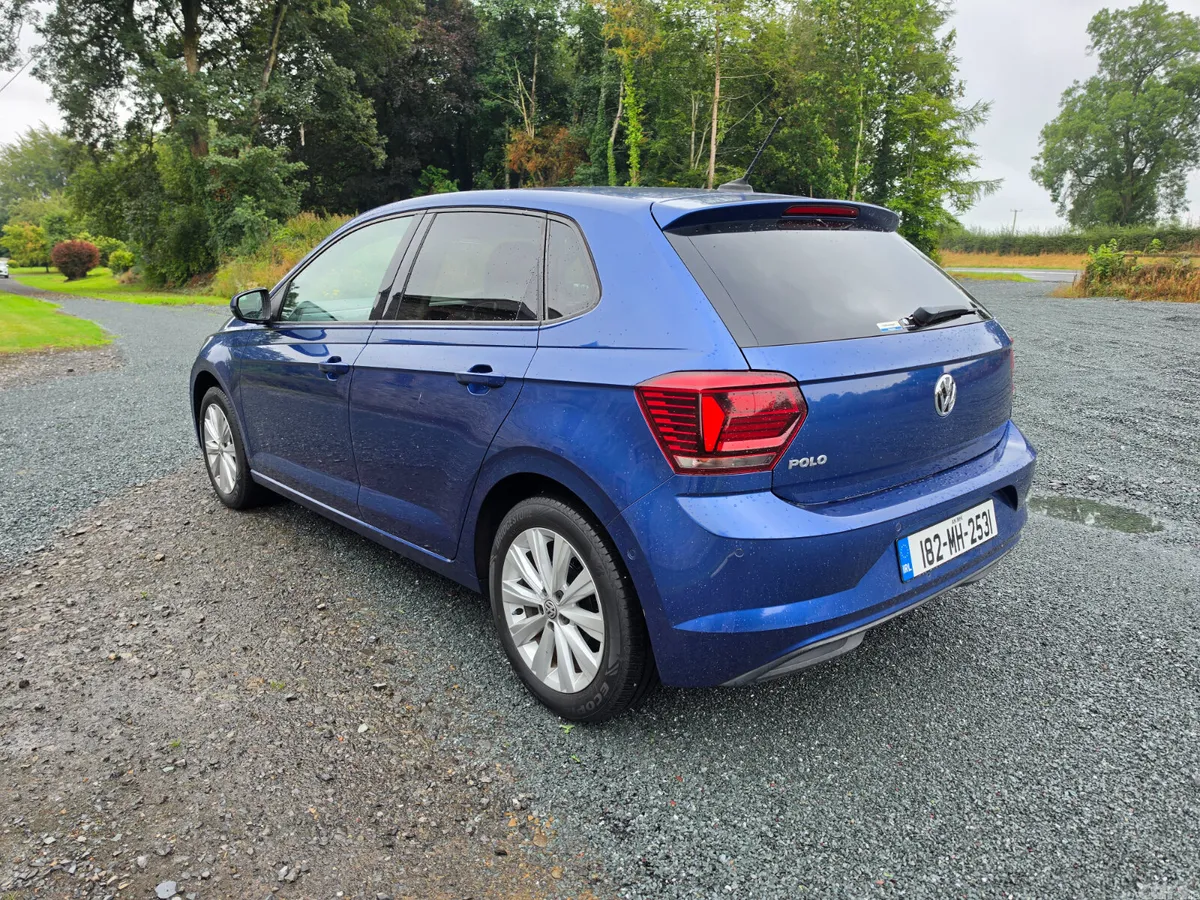 Volkswagen Polo Hatchback, Petrol, 2018, Blue