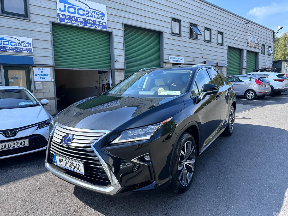 Lexus RX450H SUV, Petrol Hybrid, 2016, Black