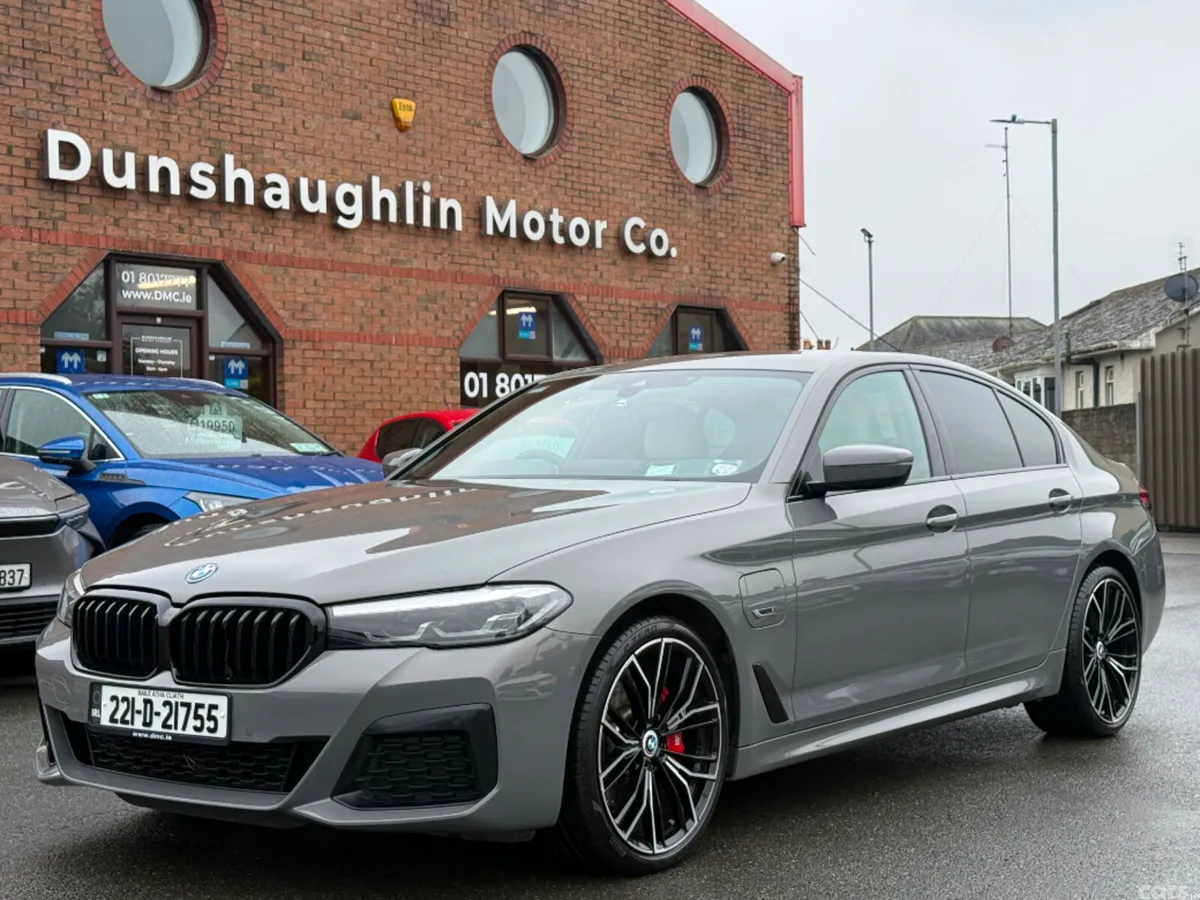 BMW 5-Series Saloon, Petrol Plug-in Hybrid, 2022, Grey