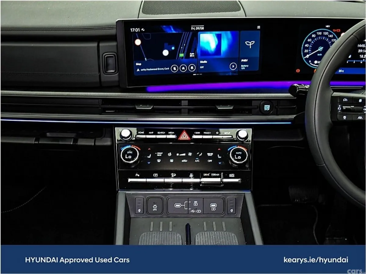 Hyundai Santa Fe SUV, Petrol Plug-in Hybrid, 2025, Black