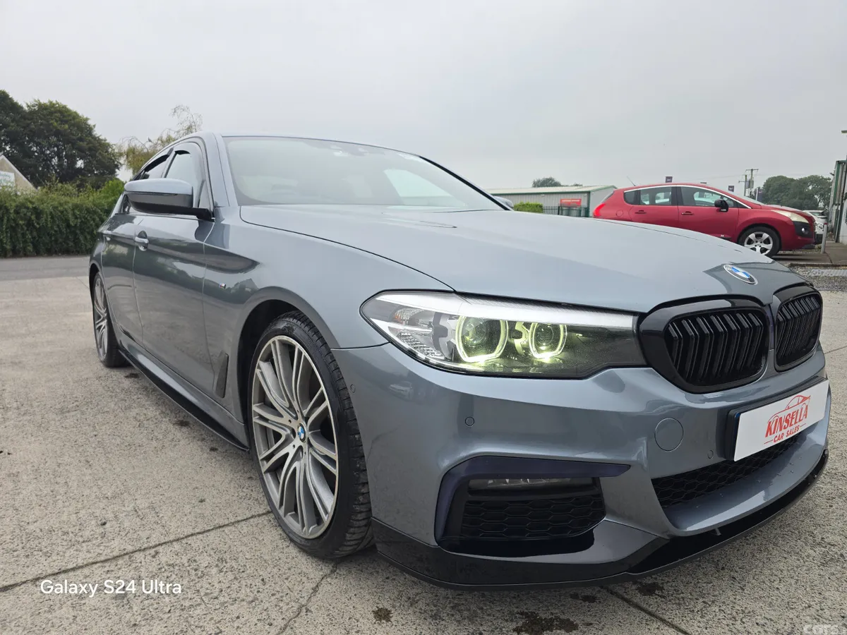 BMW 5-Series Saloon, Diesel, 2018, Blue