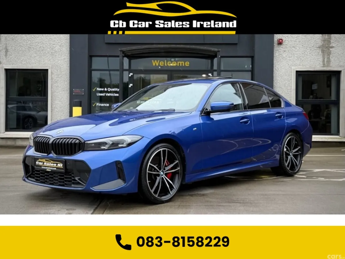 BMW 3-Series Saloon, Diesel Hybrid, 2023, Blue