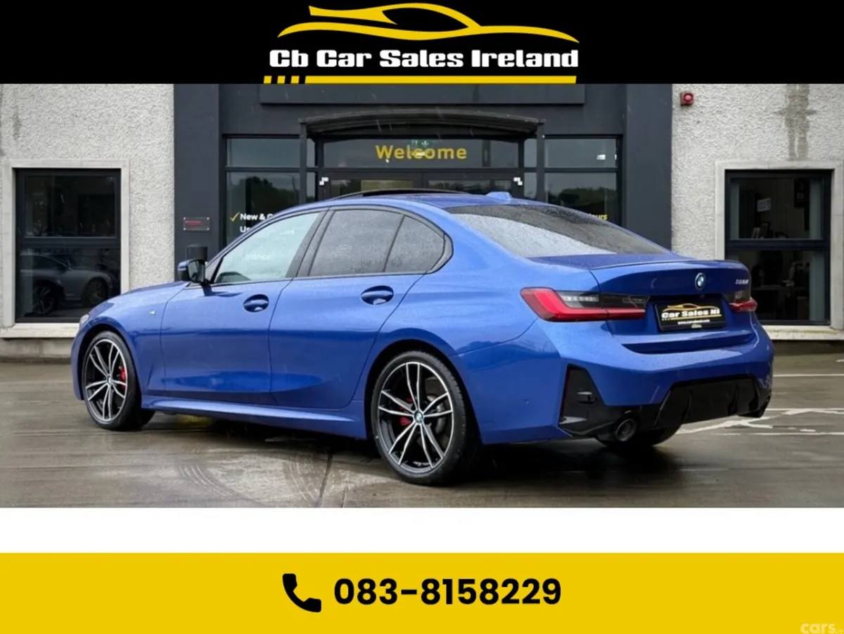 BMW 3-Series Saloon, Diesel Hybrid, 2023, Blue