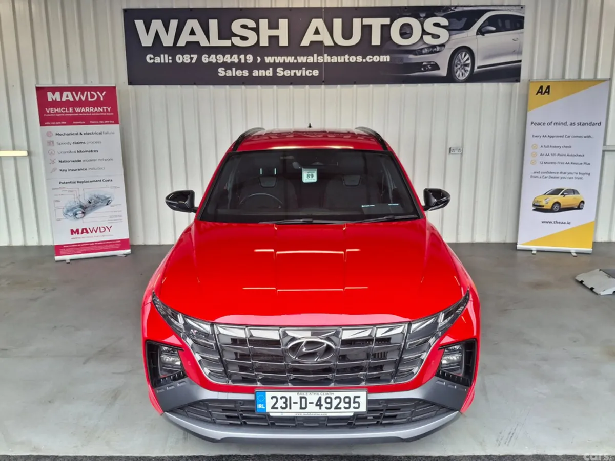 Hyundai Tucson MPV, Petrol Hybrid, 2023, Red