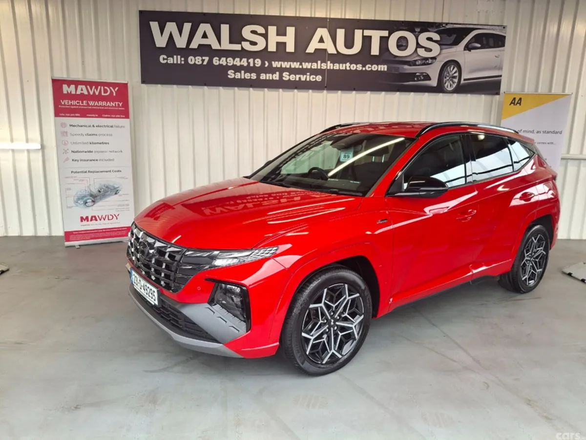 Hyundai Tucson MPV, Petrol Hybrid, 2023, Red
