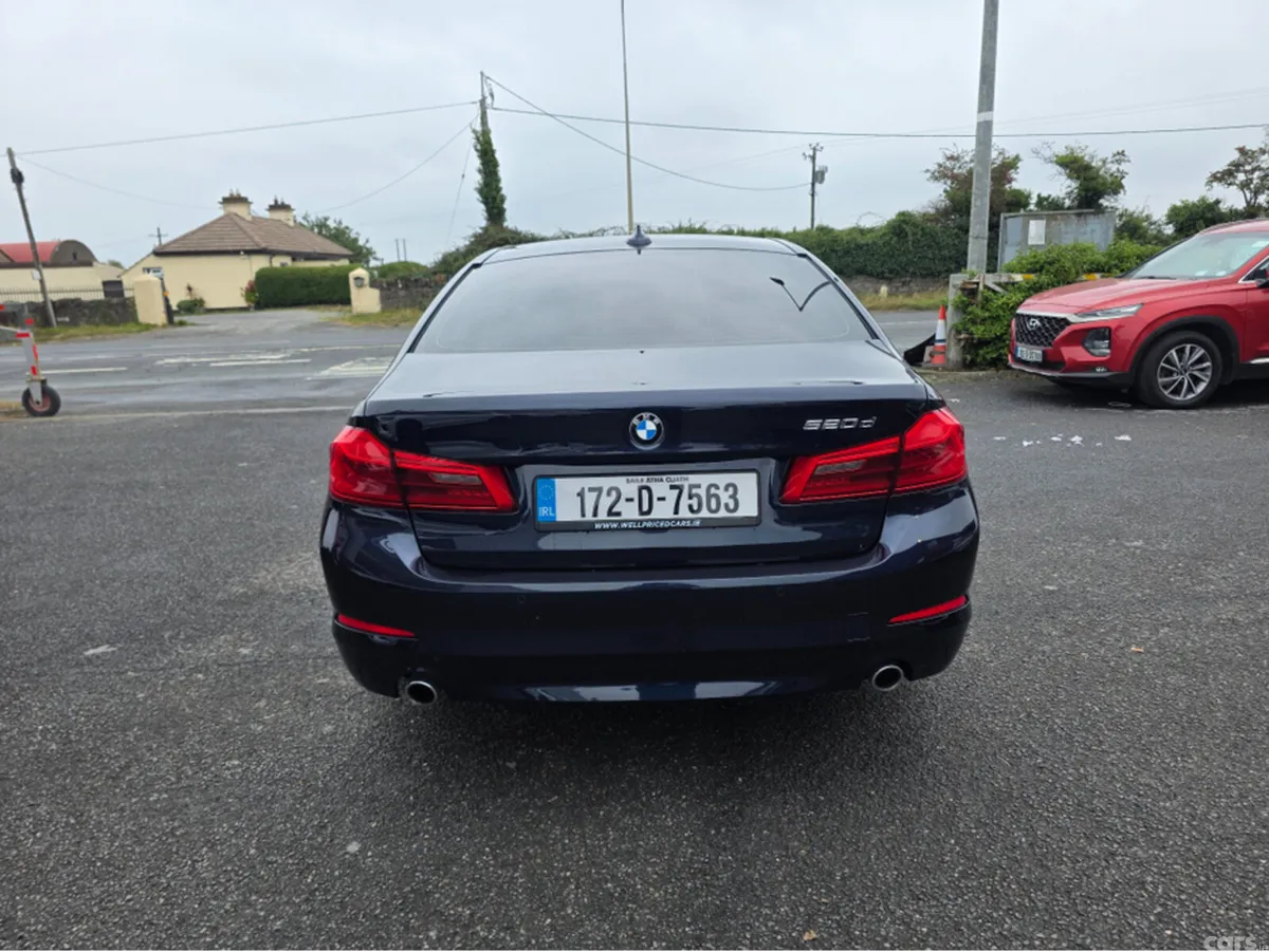 BMW 5-Series Saloon, Diesel, 2017, Blue