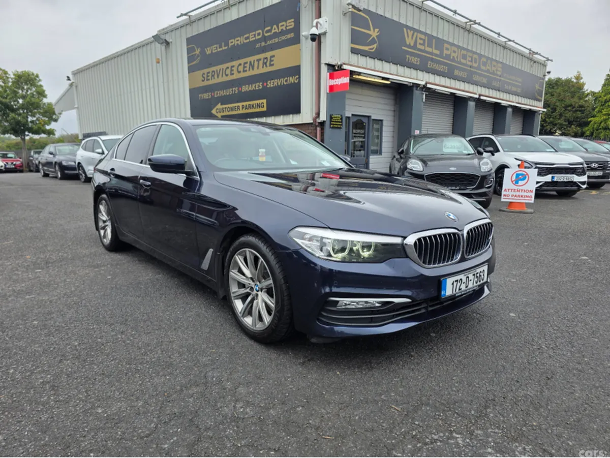 BMW 5-Series Saloon, Diesel, 2017, Blue