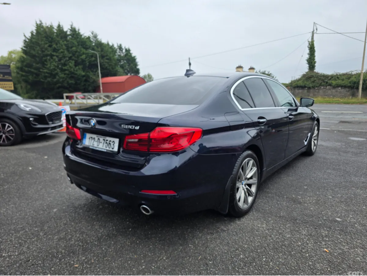BMW 5-Series Saloon, Diesel, 2017, Blue