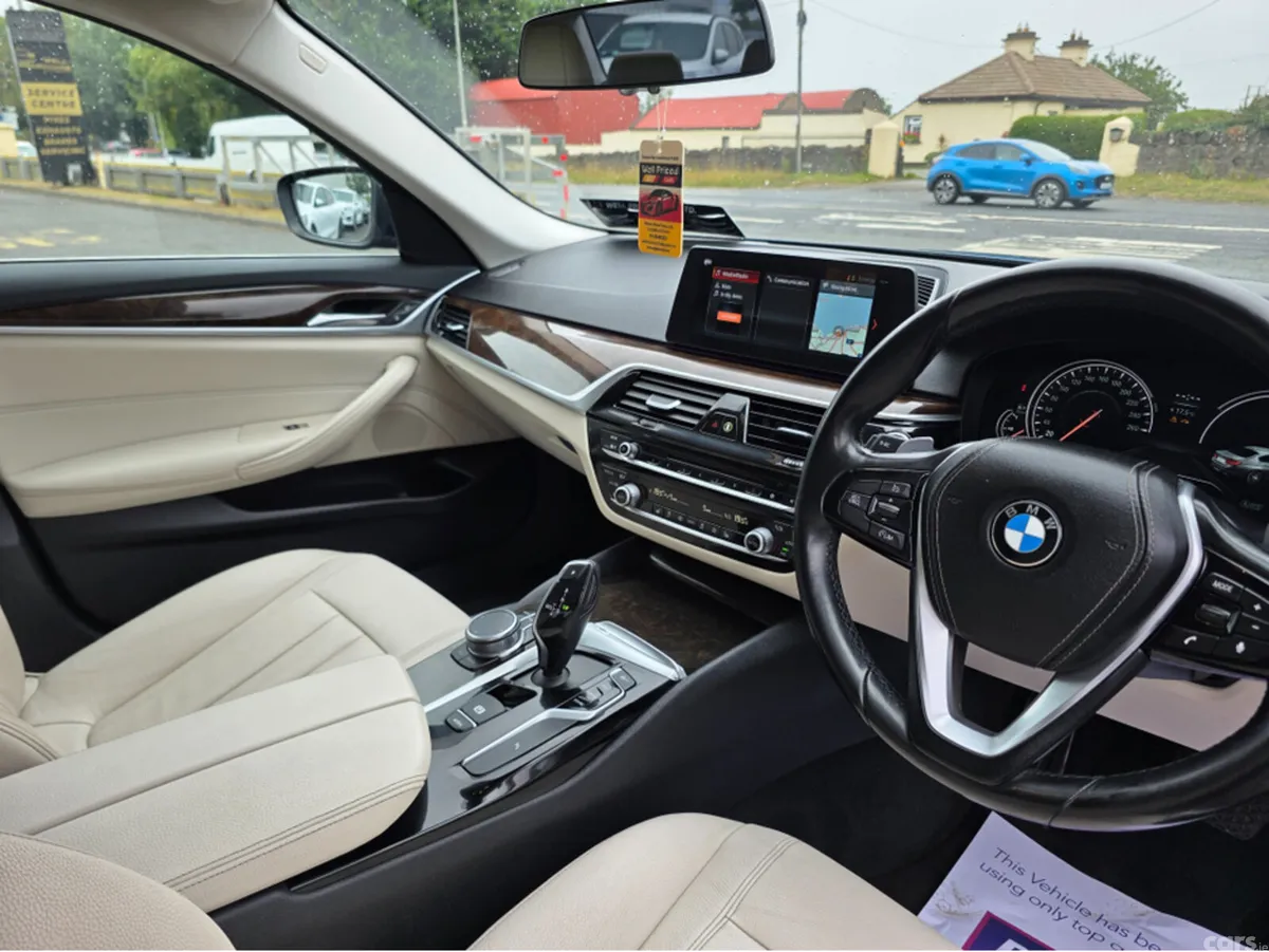 BMW 5-Series Saloon, Diesel, 2017, Blue