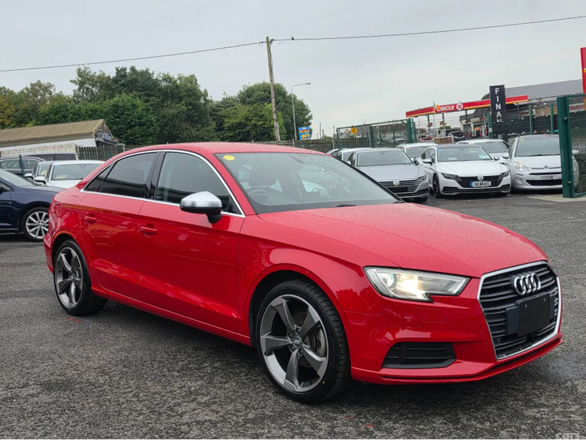 Audi A3 Saloon, Petrol, 2017, Red
