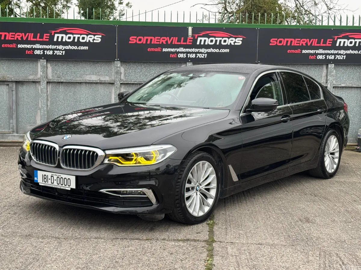 BMW 5-Series Saloon, Diesel, 2018, Black