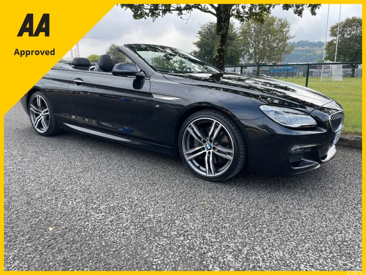BMW 6-Series Convertible, Diesel, 2018, Black