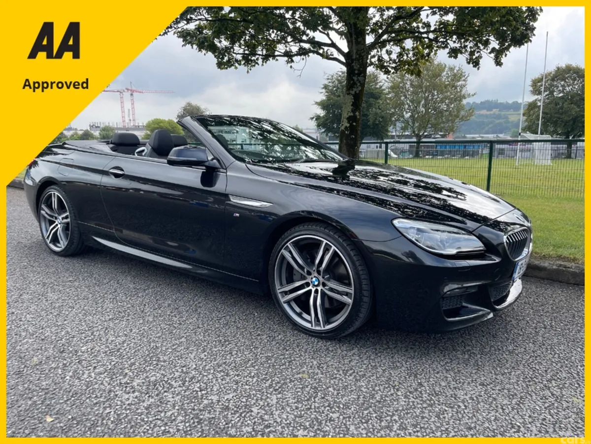 BMW 6-Series Convertible, Diesel, 2018, Black