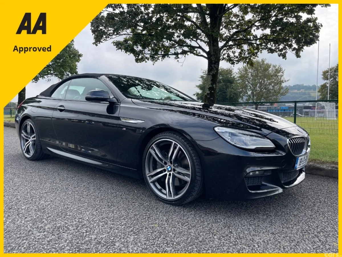 BMW 6-Series Convertible, Diesel, 2018, Black
