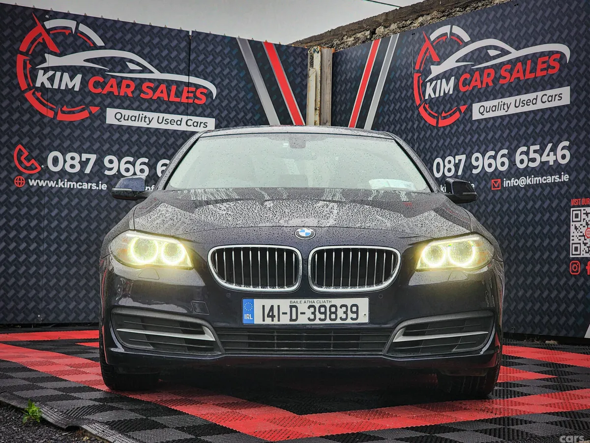 BMW 5-Series Saloon, Diesel, 2014, Blue
