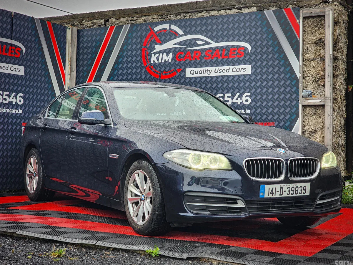 BMW 5-Series Saloon, Diesel, 2014, Blue
