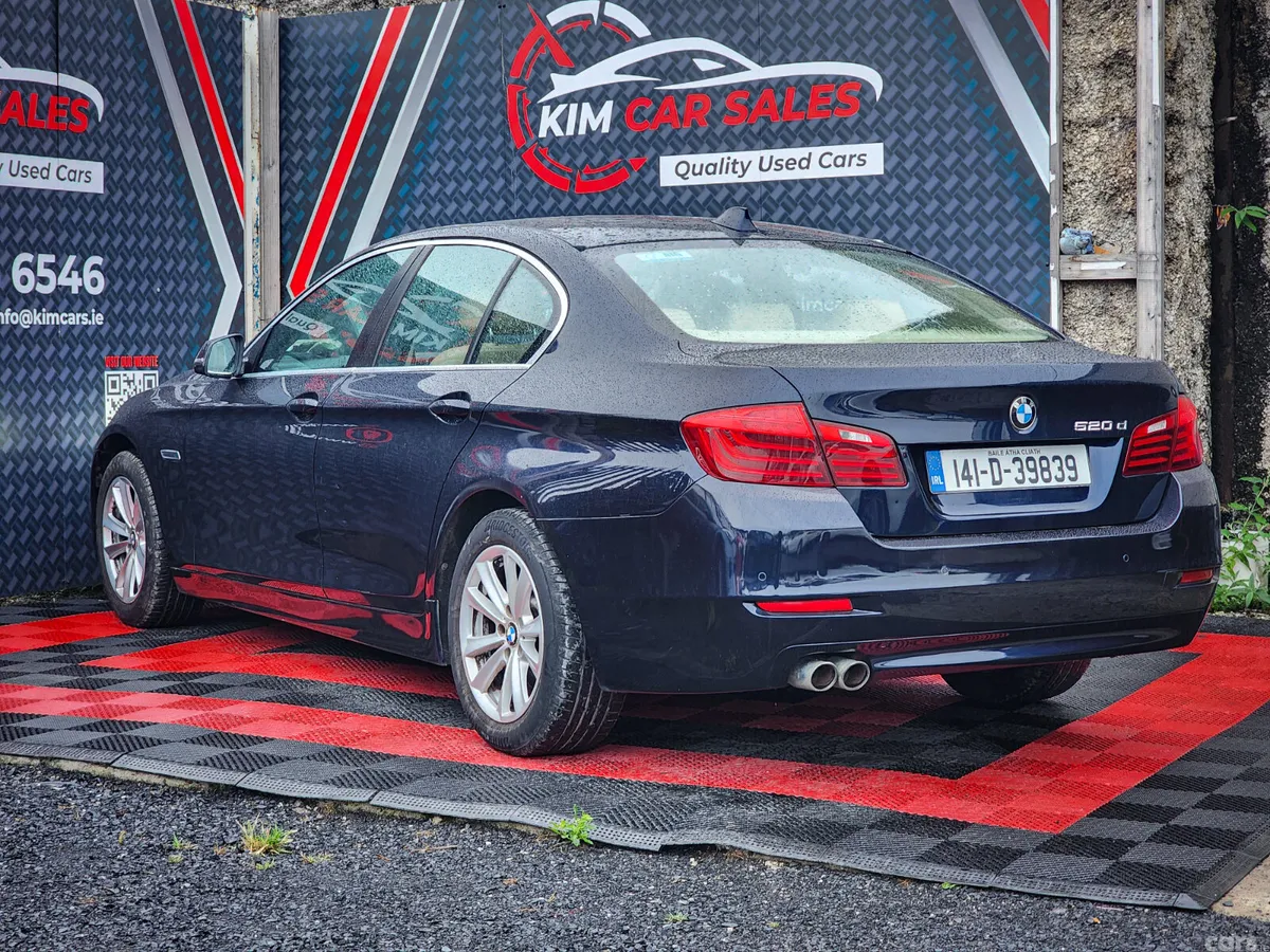 BMW 5-Series Saloon, Diesel, 2014, Blue