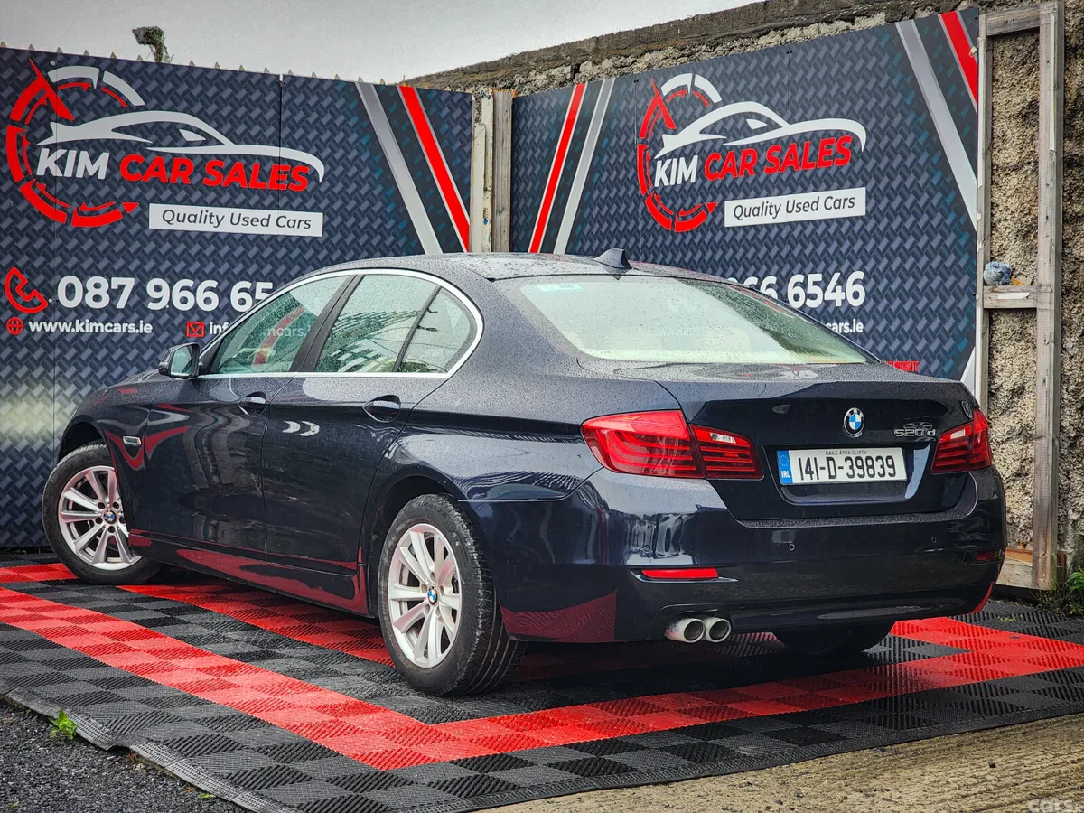 BMW 5-Series Saloon, Diesel, 2014, Blue