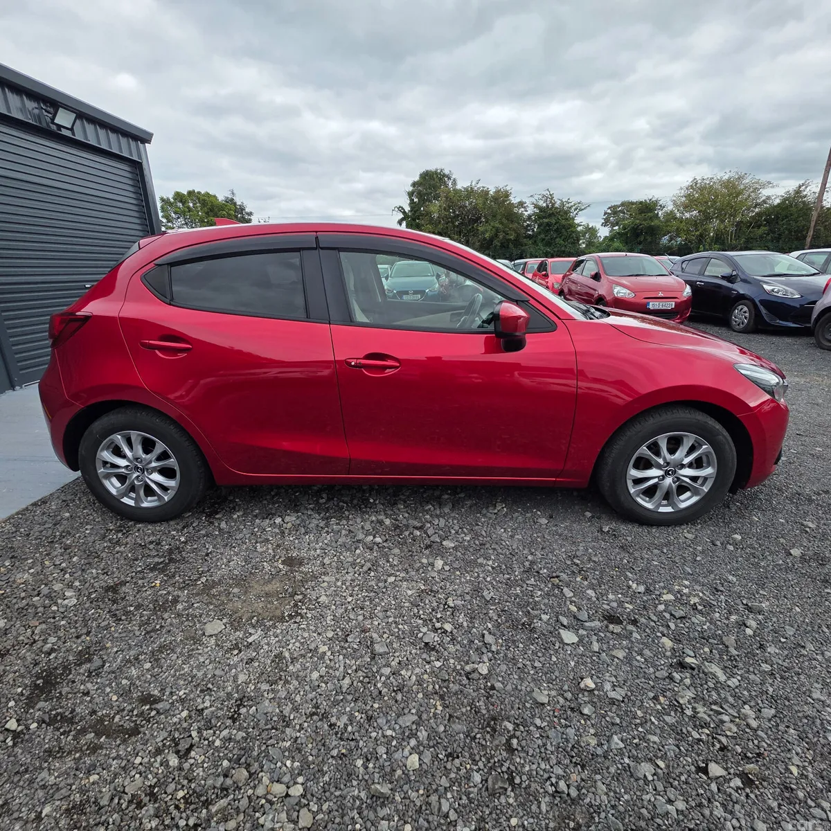 Mazda Demio Hatchback, Petrol, 2016, Red