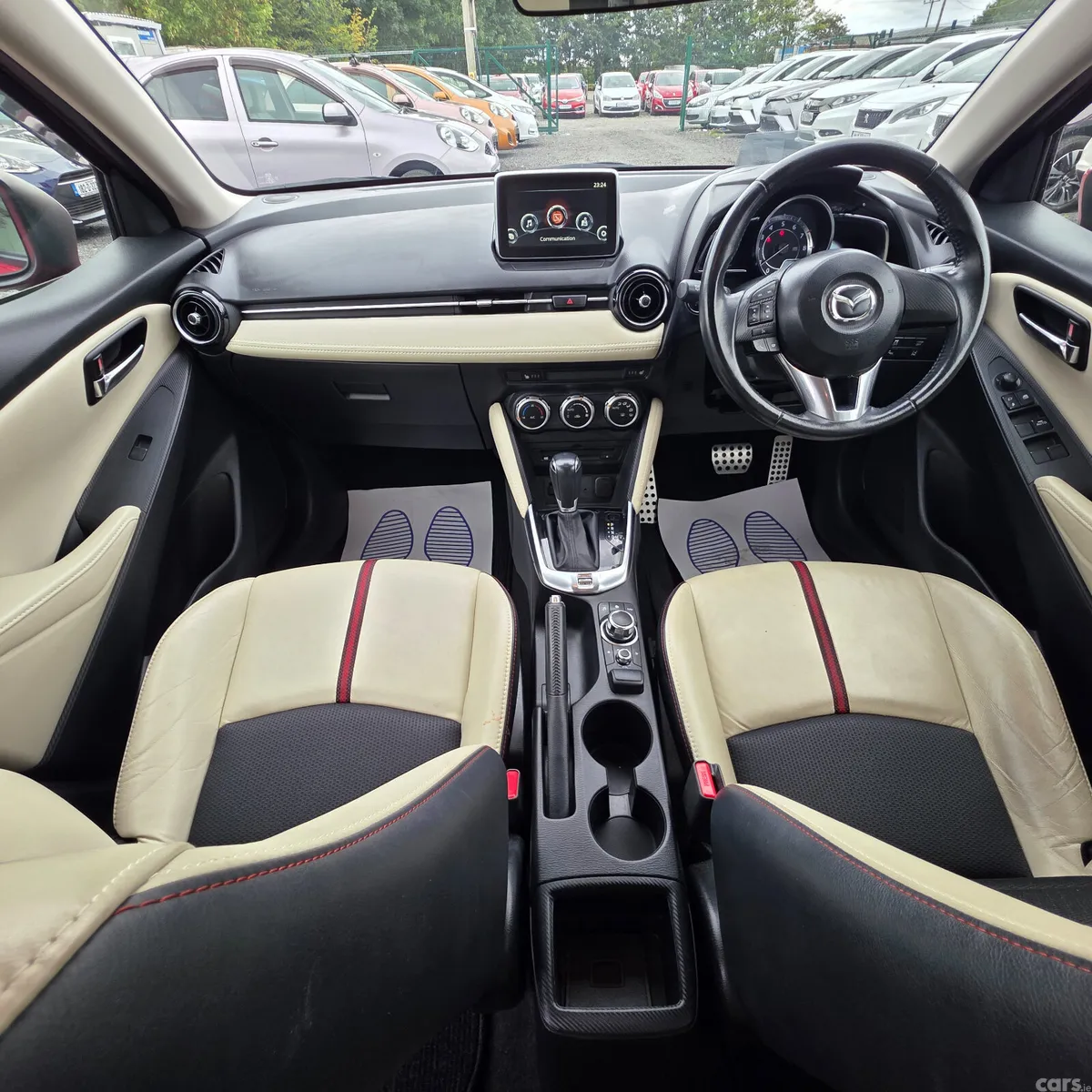 Mazda Demio Hatchback, Petrol, 2016, Red