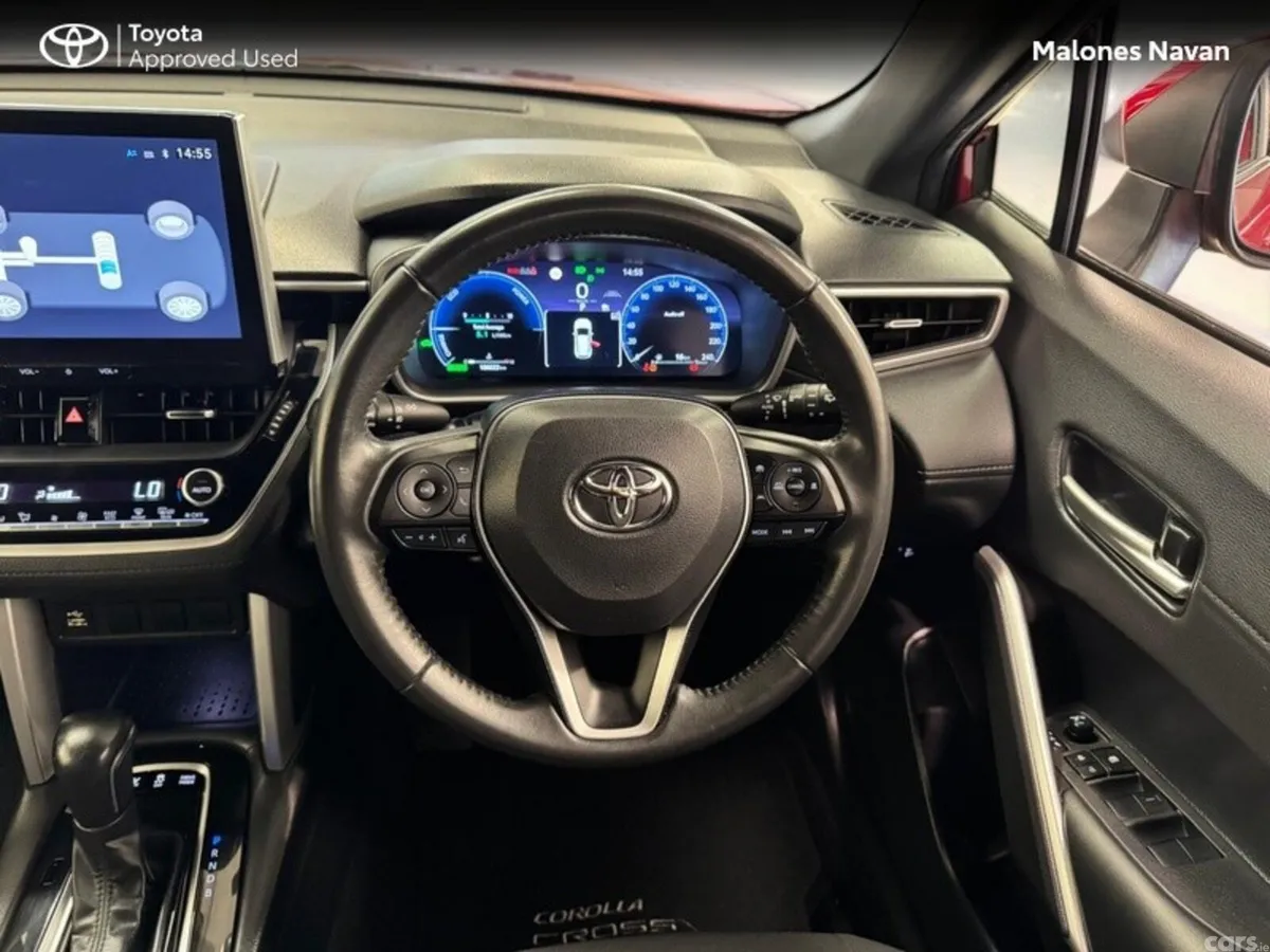 Toyota Corolla Cross SUV, Petrol Hybrid, 2023, Red