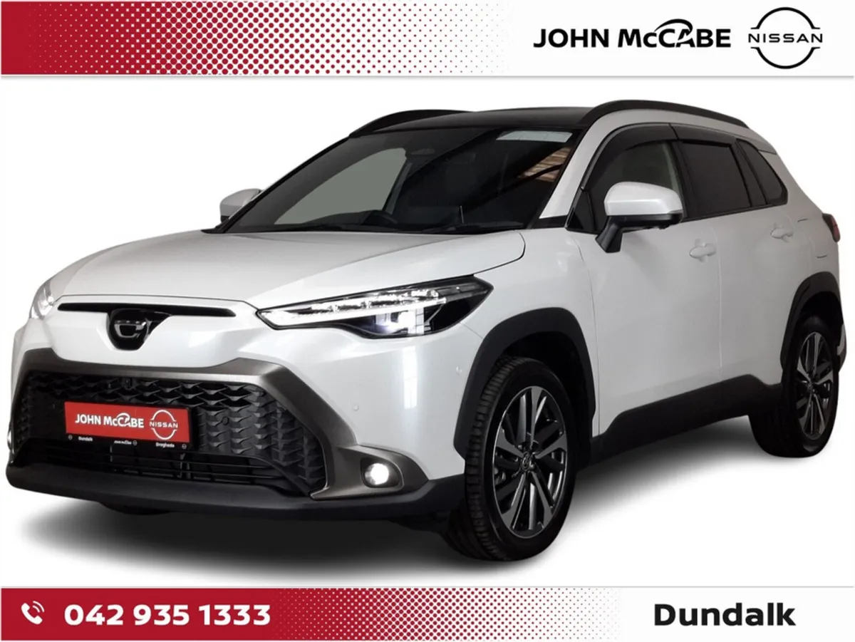 Toyota Corolla Cross SUV, Petrol Hybrid, 2024, White