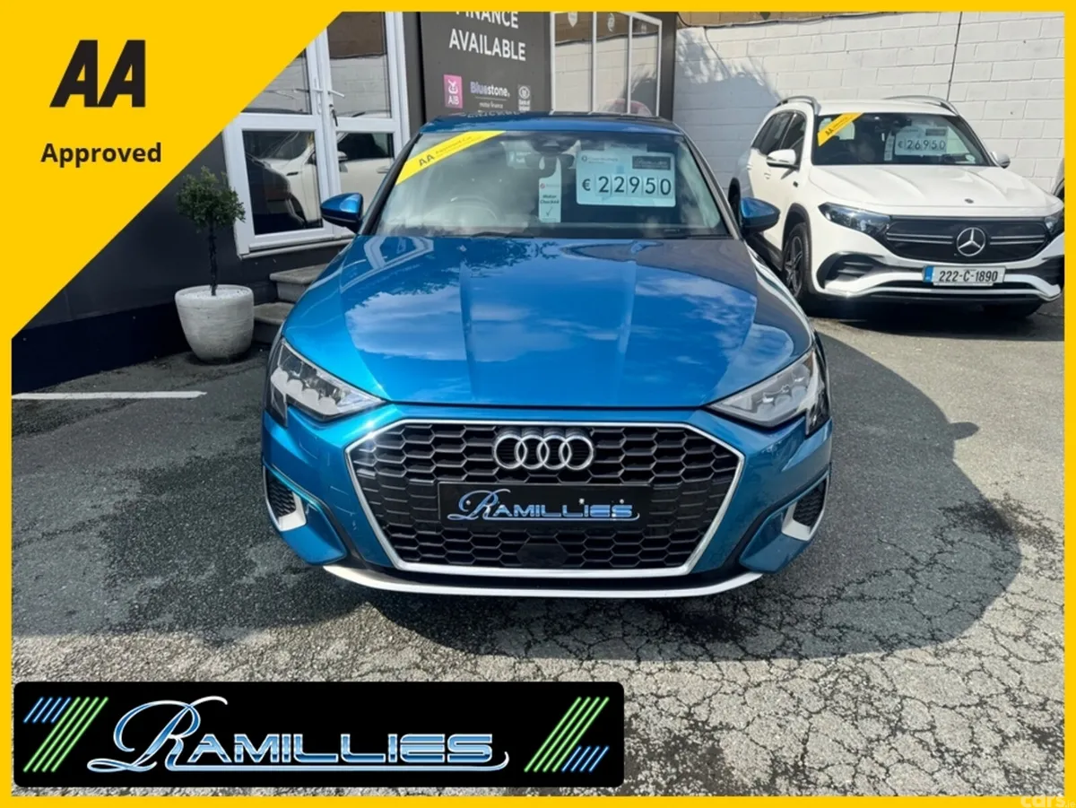 Audi A3 Hatchback, Petrol Plug-in Hybrid, 2022, Blue