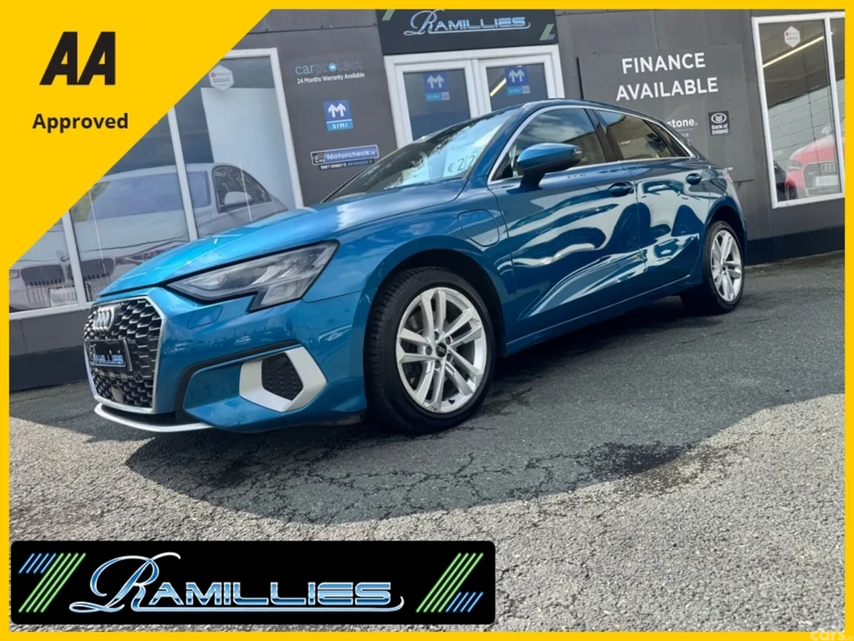 Audi A3 Hatchback, Petrol Plug-in Hybrid, 2022, Blue