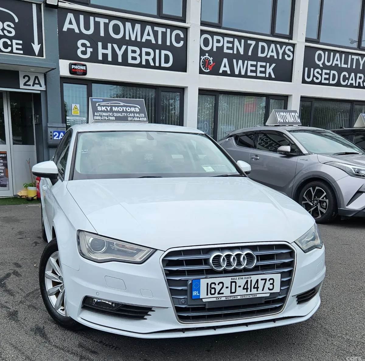 Audi A3 Saloon, Petrol, 2016, White