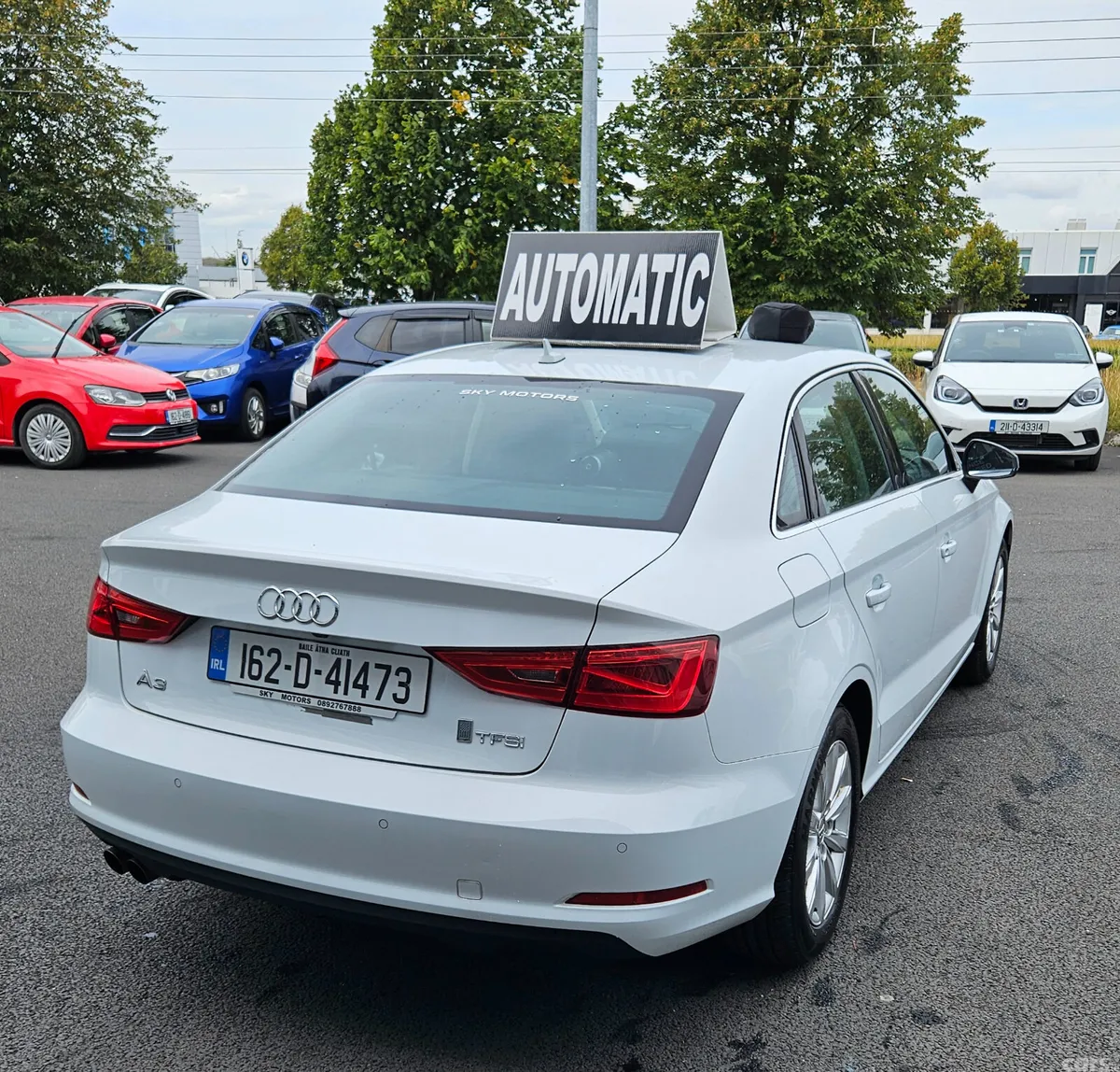 Audi A3 Saloon, Petrol, 2016, White