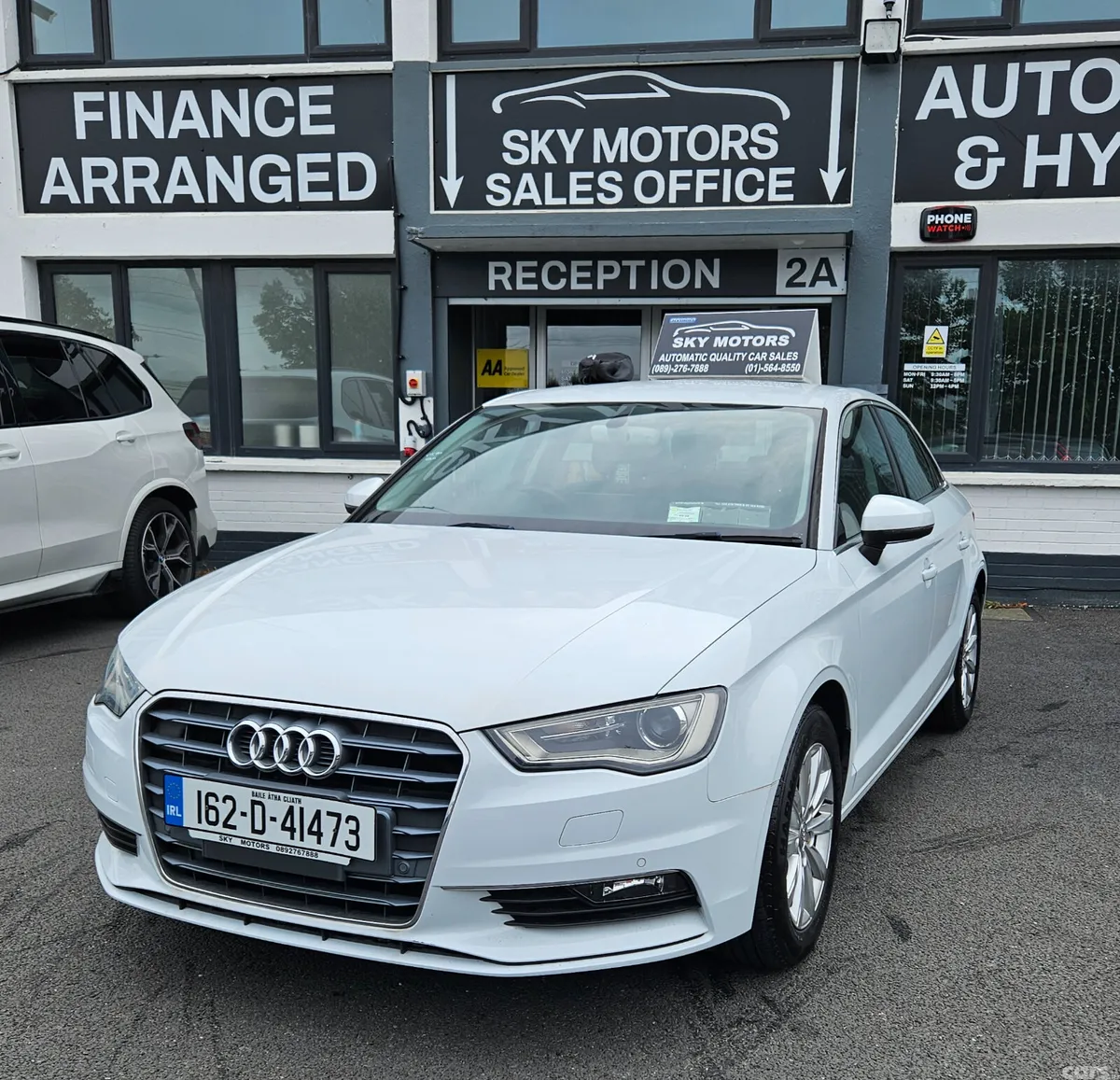 Audi A3 Saloon, Petrol, 2016, White