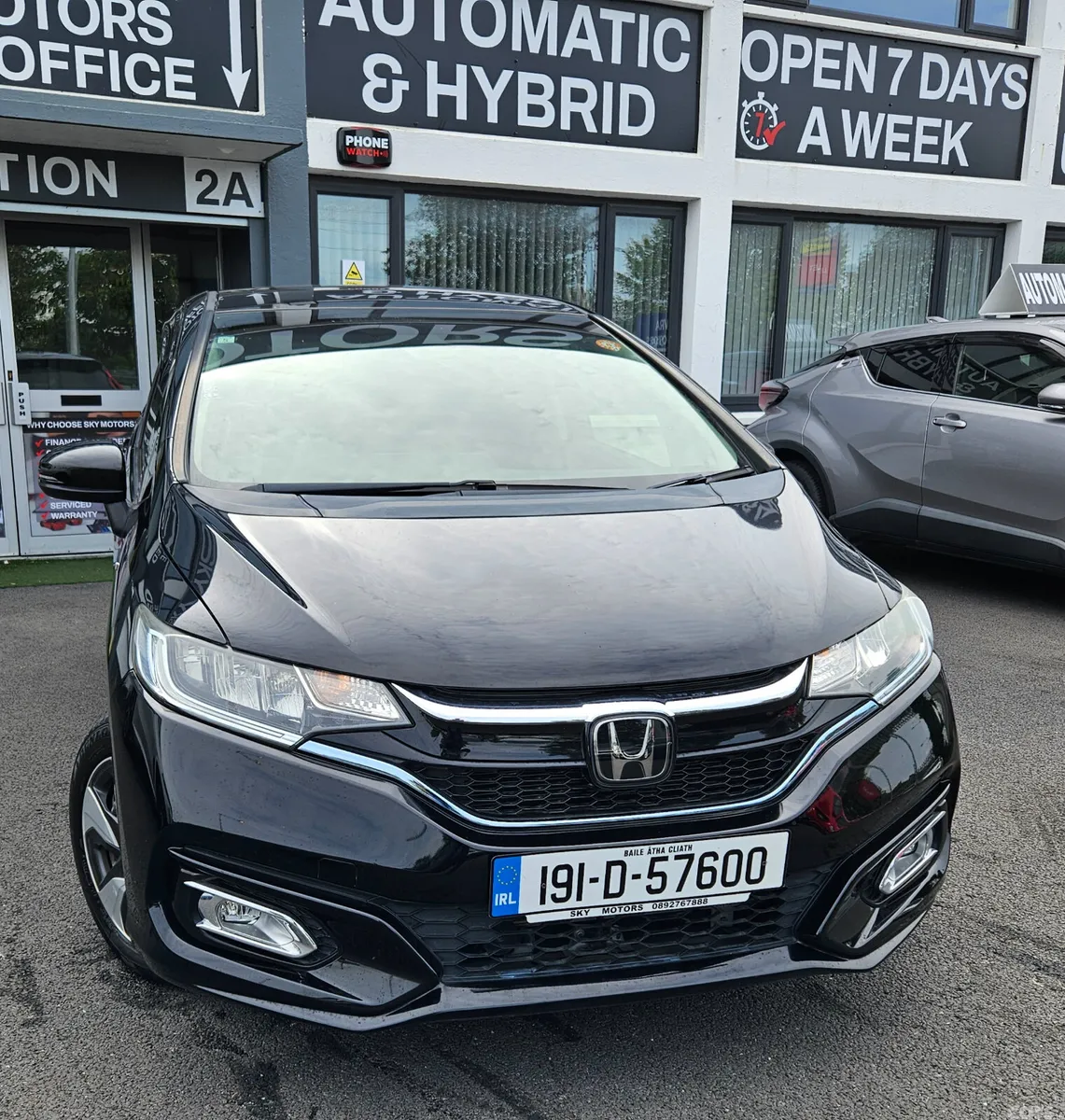 Honda Fit Hatchback, Petrol Hybrid, 2019, Black