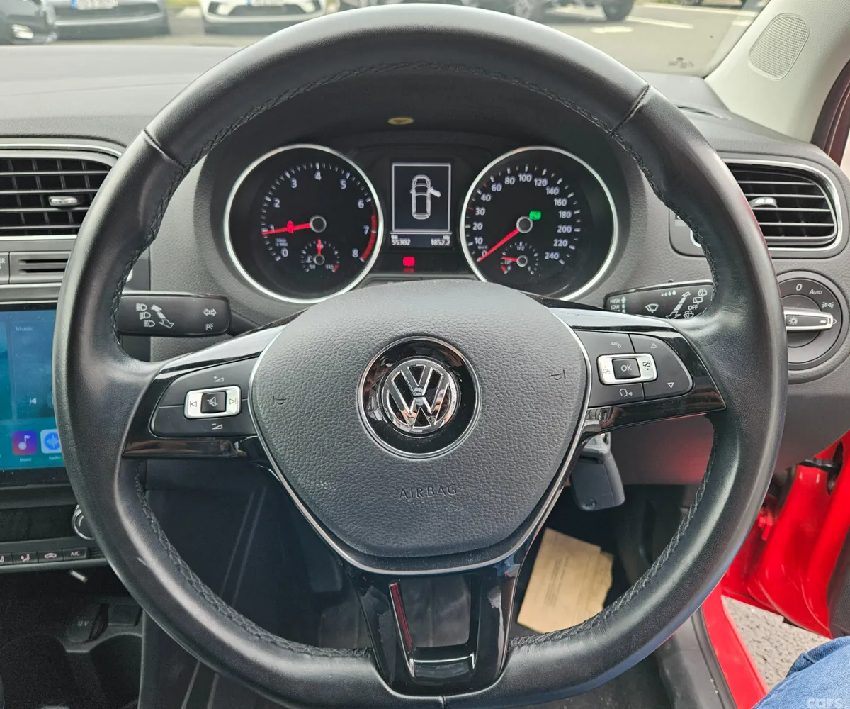 Volkswagen Polo Hatchback, Petrol, 2017, Red